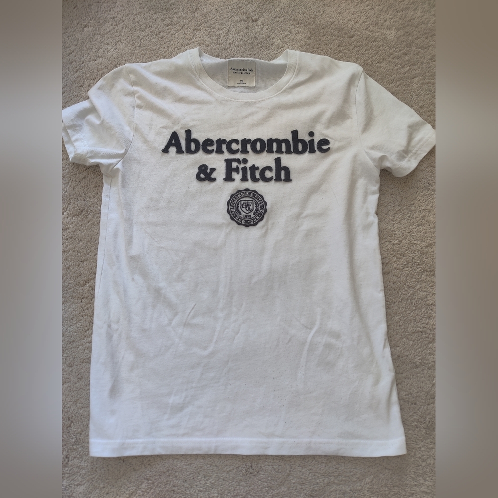 Abercrombie & Fitch Cream Soft Collection Top